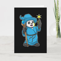 Panda as Wizard with Magic wand