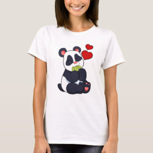Panda at Eating of Leaves T-Shirt