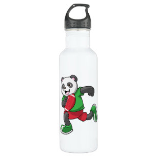 Panda at Football with Equipment 710 Ml Water Bottle