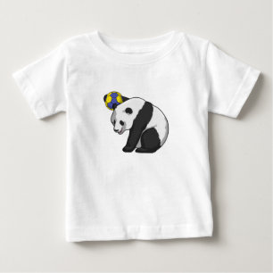 Panda at Handball Sports Baby T-Shirt