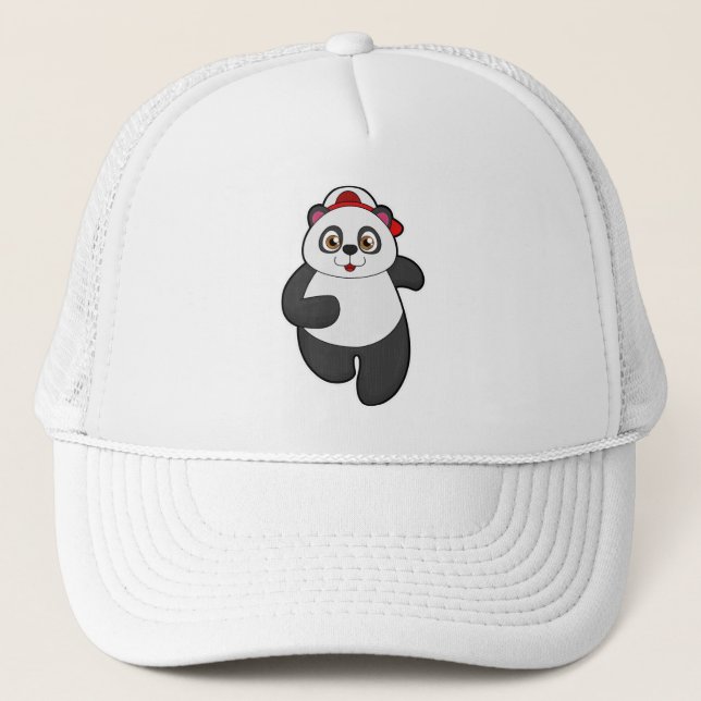 Panda at Running with Cap (Front)