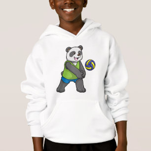Panda at Sports with Volleyball