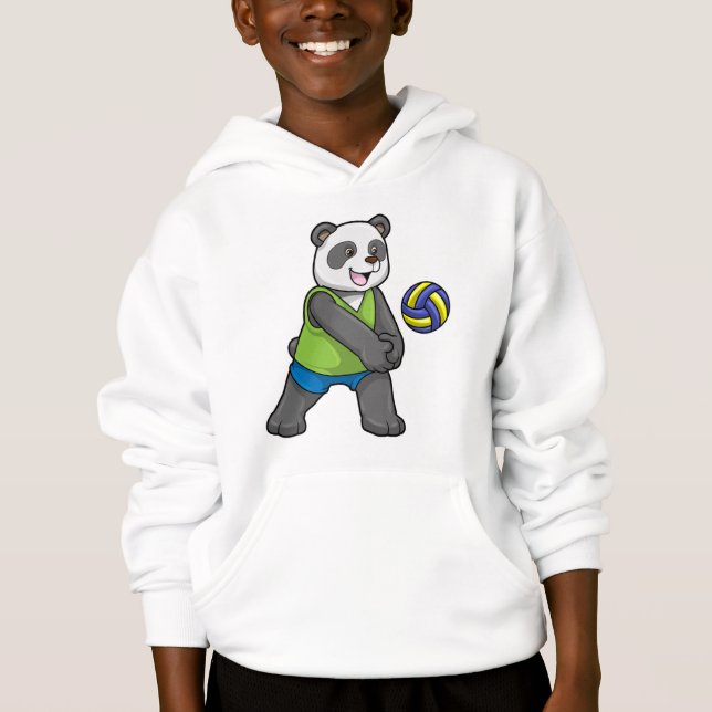Panda at Sports with Volleyball (Front)