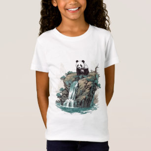 Panda at the Waterfall T-Shirt