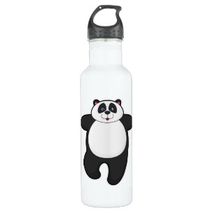 Panda at Yoga Stretching exercise 710 Ml Water Bottle