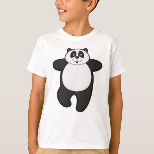Panda at Yoga Stretching exercise T-Shirt
