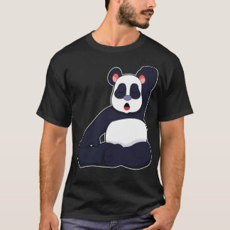 Panda at Yoga Stretching exercises T-Shirt