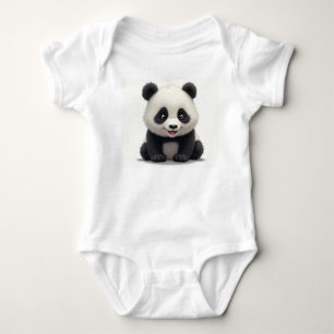 Panda Baby Bodysuit