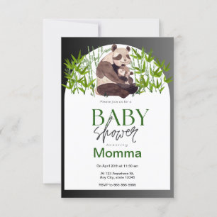 Panda Baby Shower Invitation