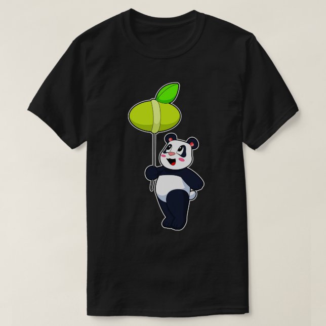 Panda Balloon T-Shirt (Design Front)