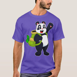 Panda Bamboo Backpack T-Shirt