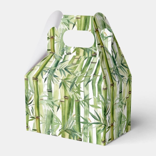 Panda bamboo favour box (Front Side)