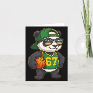 Panda Basketball 67 Gen Alpha Slang Srts Men Boys  Card