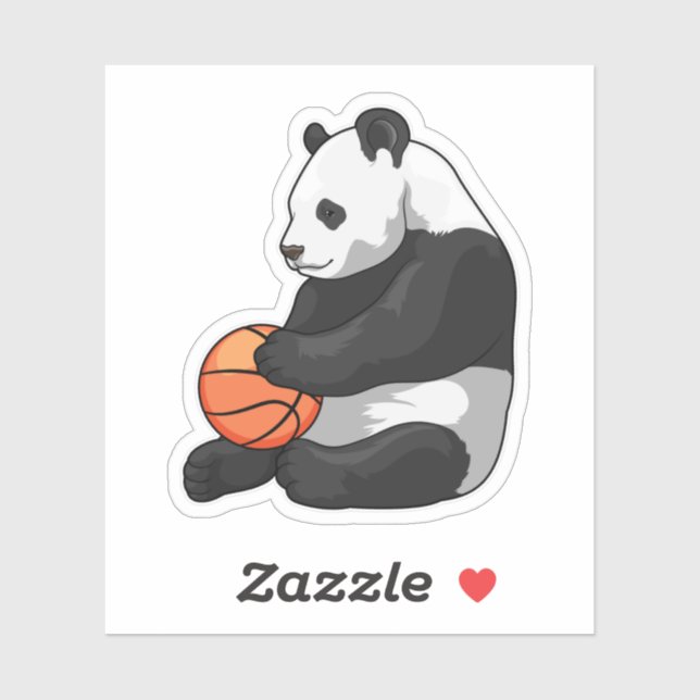 Panda Basketball player Basketball (Sheet)