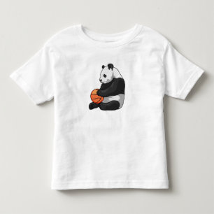 Panda Basketball player Basketball Toddler T-Shirt