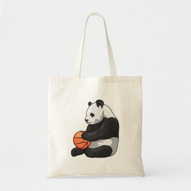 Panda Basketball player Basketball Tote Bag (Front)