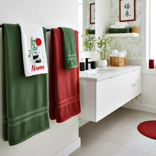 Panda   bath towel set