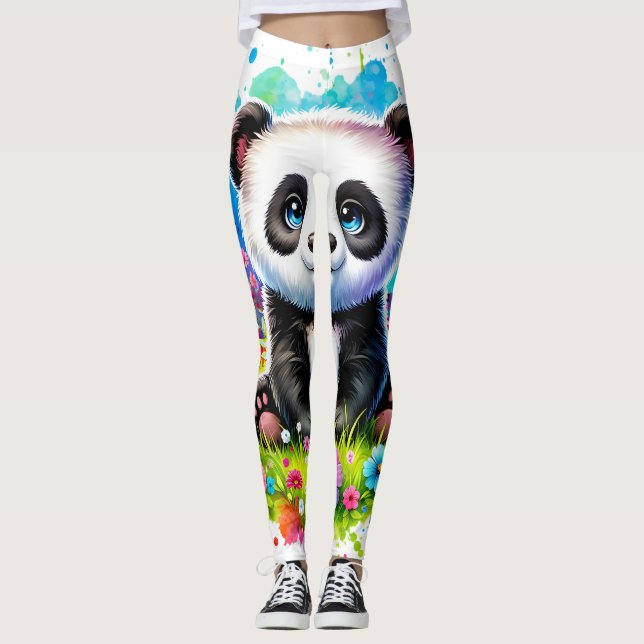 Panda Bay Bär Leggings (Front)