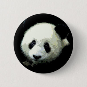 Panda Bear 6 Cm Round Badge