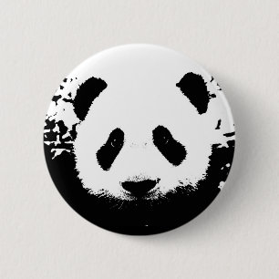 Panda Bear 6 Cm Round Badge