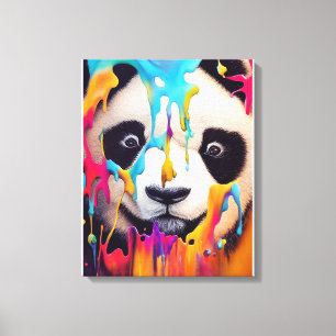 Panda Bear Animal Discovery Adventure Nature Canvas Print