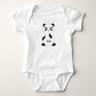 Panda Bear Baby Bodysuit
