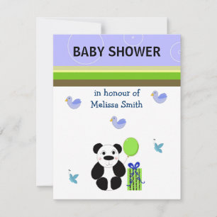 Panda Bear Baby Shower Invitation