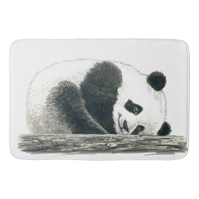 Panda bear bath mat (Front)