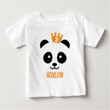 Panda bear birthday shirt