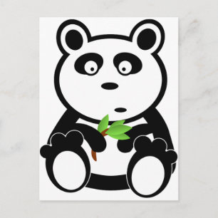 Panda Bear Black White Destiny Gifts Postcard