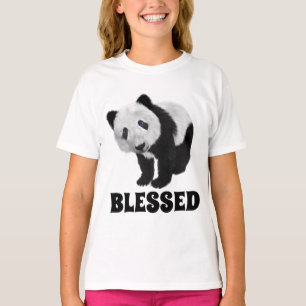 PANDA BEAR BLESSED KIDS T-SHIRTS TEES