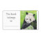 Panda Bear book label