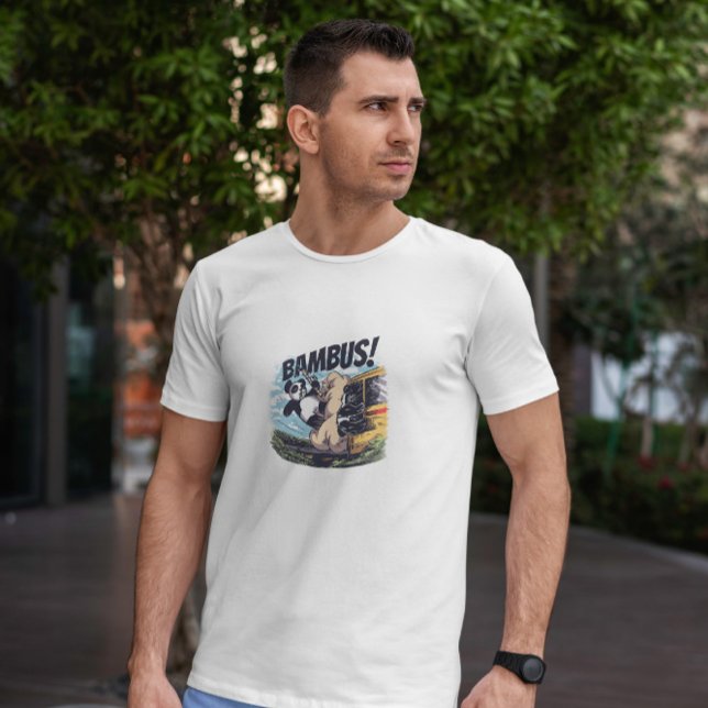 Panda Bear Bus Crash T-Shirt (Creator Uploaded)