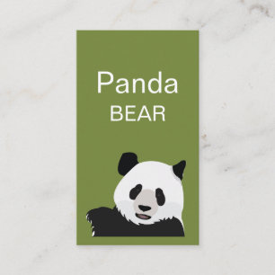 Panda Bear Business Card