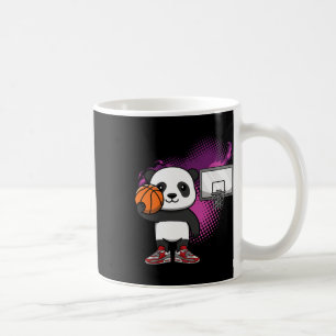Panda Bear Bysketbyll Player Animal Lover Hoops Dr Coffee Mug