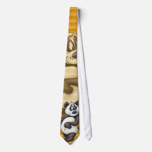 Panda Bear cartoon tie father