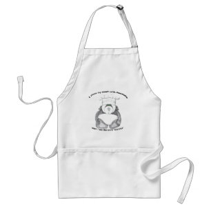 Panda Bear Chef Chocolate Standard Apron