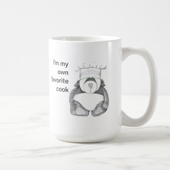 Panda Bear Chef Picture Coffee Mug (Right)