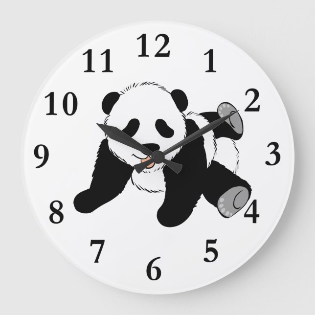 PANDA BEAR CLOCK (Front)