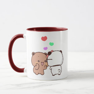 Panda bear couple, Cute bubu and dudu hugs love Mug