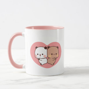 Panda bear couple, Cute bubu and dudu hugs love Mug