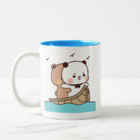 Panda bear couple, Cute bubu and dudu hugs love