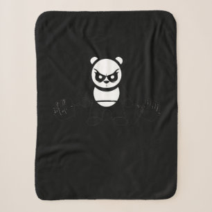 Panda Bear Deadlift - Premium Gym Sherpa Blanket