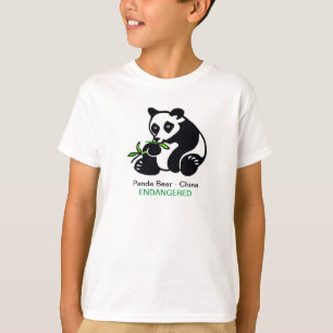 PANDA Bear -Endangered animal graphic - wildlife T-Shirt