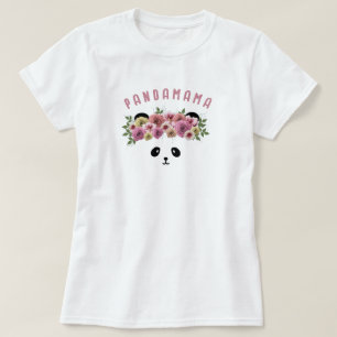 Panda Bear Face Personalised Womens T-Shirt