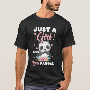 Panda Bear For Who Love Pandas T-Shirt