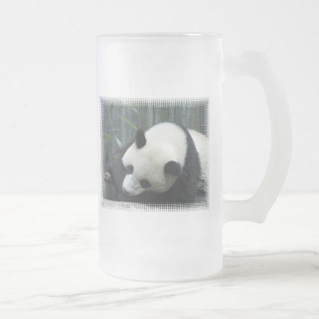 Panda Bear Frosted Beer Mug (Right)