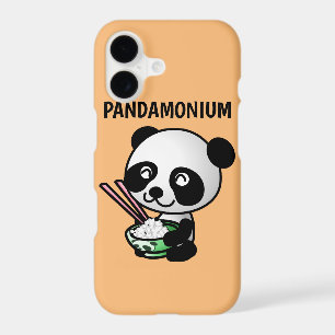 PANDA BEAR FUNNY PANDAMONIUM PHONE CASE