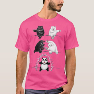 Panda Bear Giant Panda Fusion Dance Polar White Ba T-Shirt