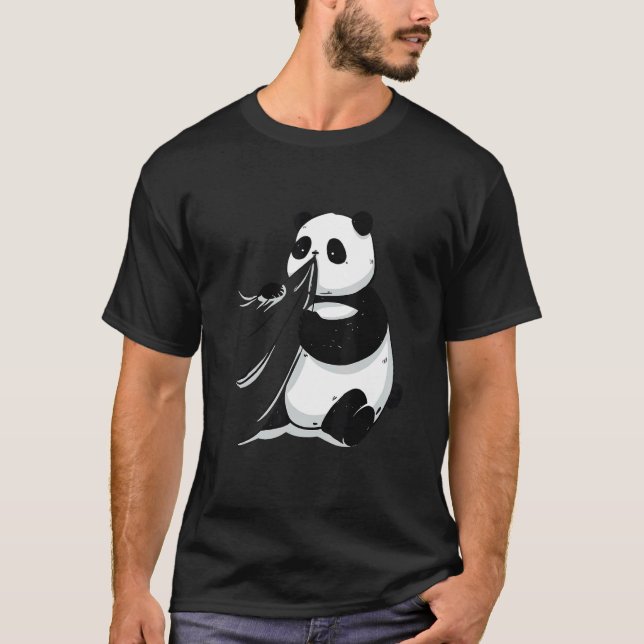 Panda Bear Giant Panda T-Shirt (Front)